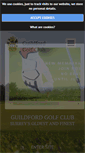 Mobile Screenshot of guildfordgolfclub.co.uk