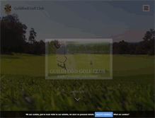 Tablet Screenshot of guildfordgolfclub.co.uk